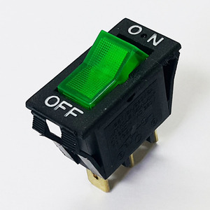(5008-2번) 3P2단 사각 스위치(녹색)램프 ON-OFF 250V/6A