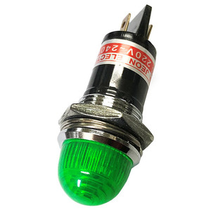 (5408번) 16파이 220V 녹색 램프 일체형